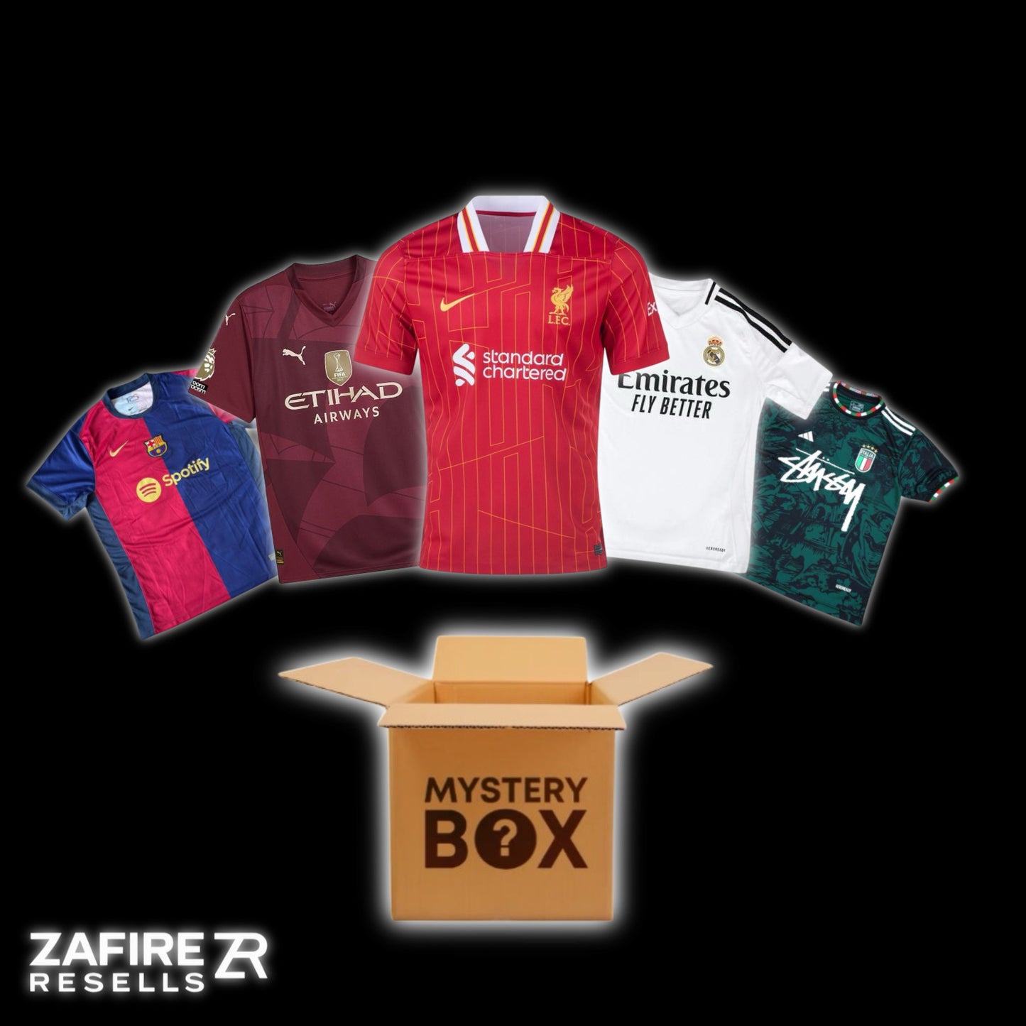 10 Pieces Football jersey Mystery Box
